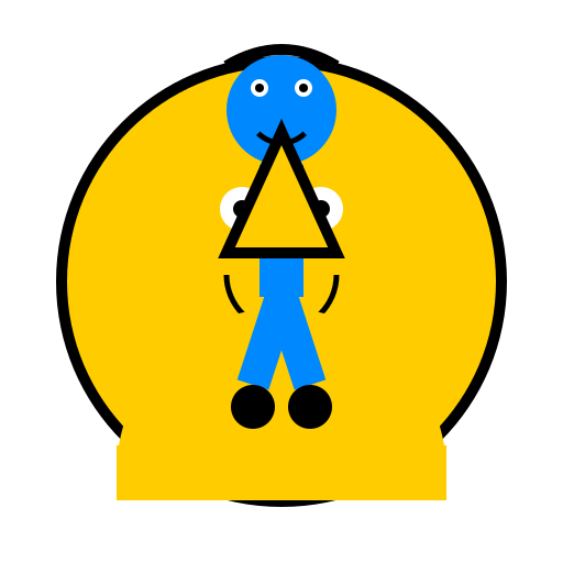 Chuck E. Cheese Dancing with Little Boy - DrawGPT