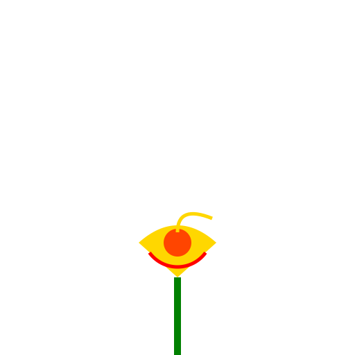 Flower with Smile and Petal - DrawGPT
