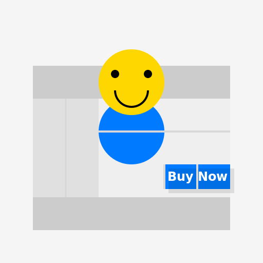 eCommerce Builder Wireframe Logo - DrawGPT