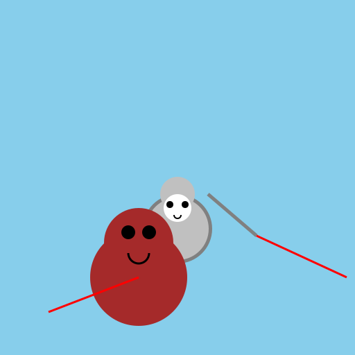 Knight vs Grizzly Bear - DrawGPT