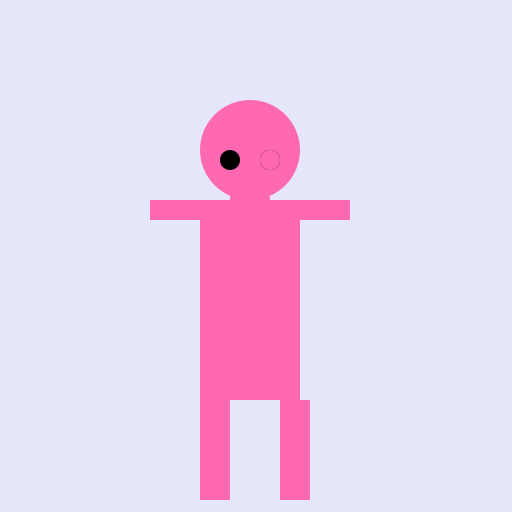 Short Ugly Woman in a Pink Dress - DrawGPT
