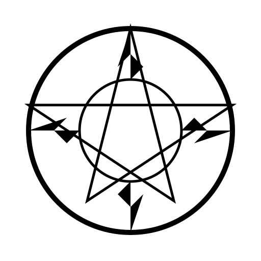 Compass Pentagram Map - DrawGPT