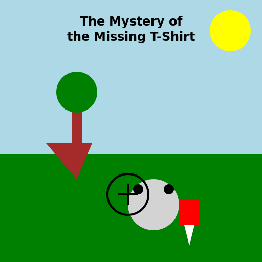 The Mystery of the Missing T-Shirt - DrawGPT
