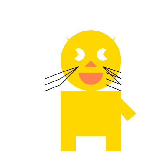 Happy Cat - DrawGPT