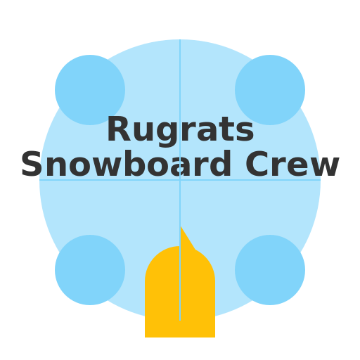 Rugrats Snowboard Crew - DrawGPT