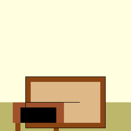 A small room with a single bed and a study table - DrawGPT