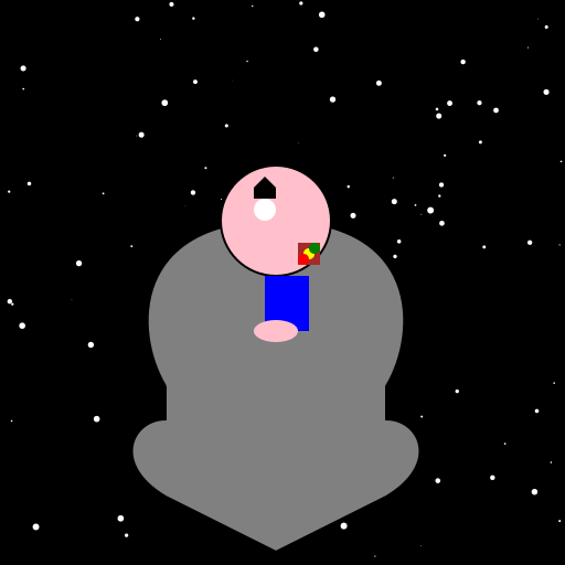 Elvis Eating a Sandwich While Riding a Dolphin in Outer Space - DrawGPT