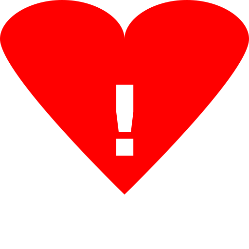 Heart with Exclamation Point - DrawGPT