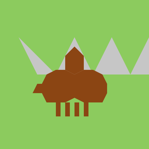 Horse Galloping through Greenfields with Mountain Background - DrawGPT