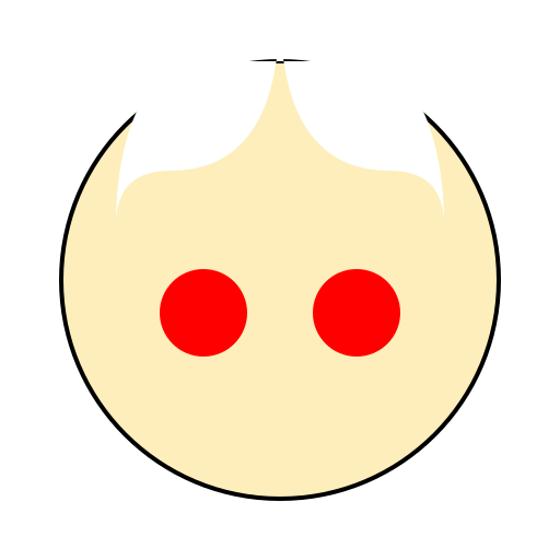 A guy, with white hair and red eyes - DrawGPT