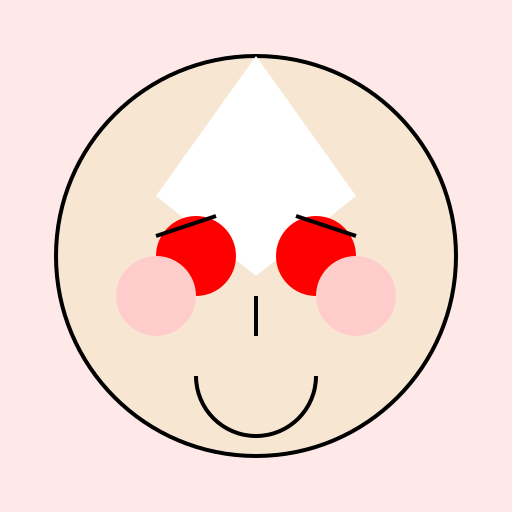 Anime Guy with White Hair and Red Eyes - DrawGPT