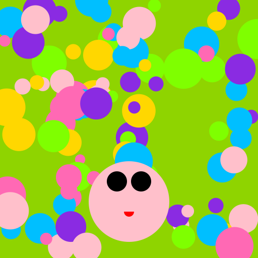 Little Girl Playing in a Field of Flowers - DrawGPT