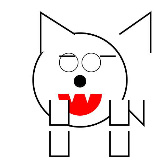 Aggressive Poodle - DrawGPT