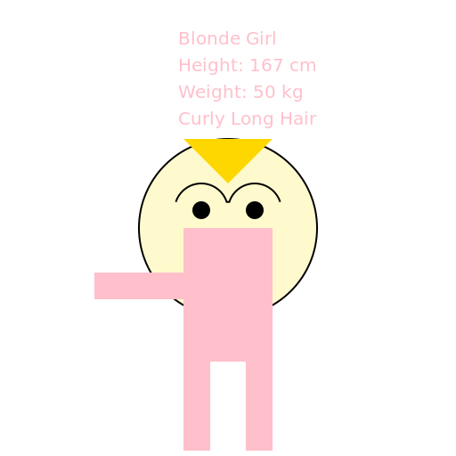 Blonde Girl Wearing Glasses - DrawGPT