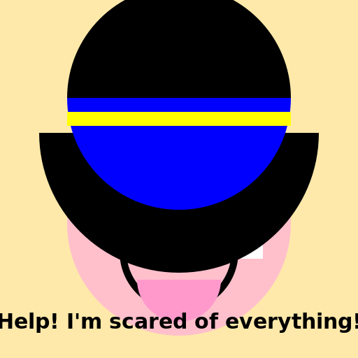 Fearful Fred - The Afraid Boy Cartoon - DrawGPT