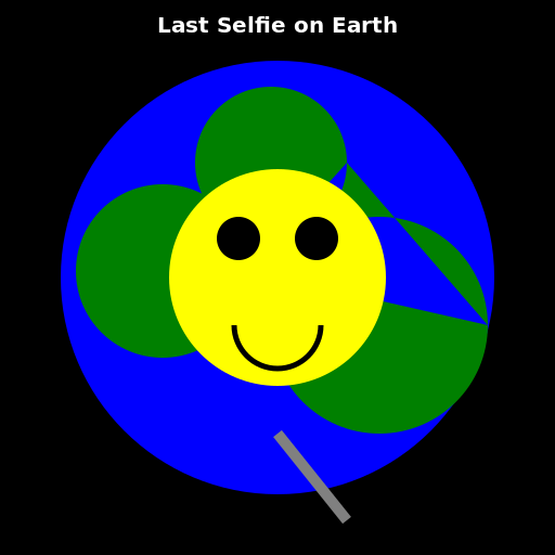 Last selfie on earth - DrawGPT