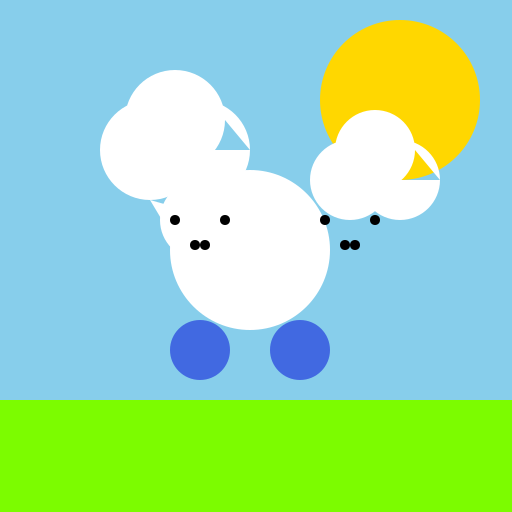 Two Men Riding a Pegasus - DrawGPT