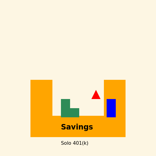 Solo 401(k) Tax Savings Calculator Logo - DrawGPT