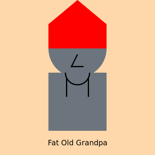Fat Old Grandpa - DrawGPT
