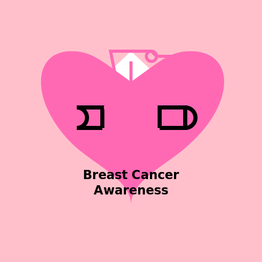 Cute Breast Cancer Awareness Design for Nurses - DrawGPT