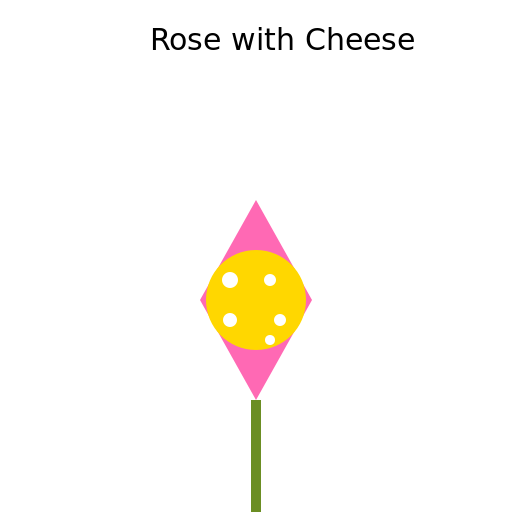 Rose with Cheese - DrawGPT