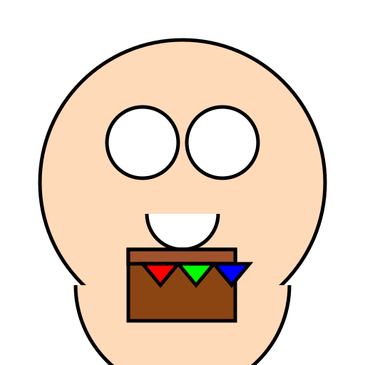 Girl with a Box of Colorful Papers - DrawGPT