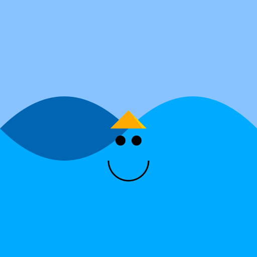 Happy Merchant Made of Sea Waves - DrawGPT