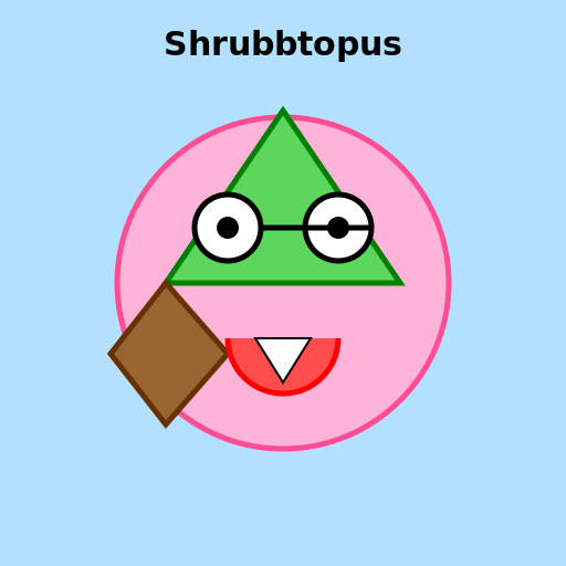 Shrubbtopus, A Hybrid from Shrubb & Oaktopus on My Singing Monsters - DrawGPT