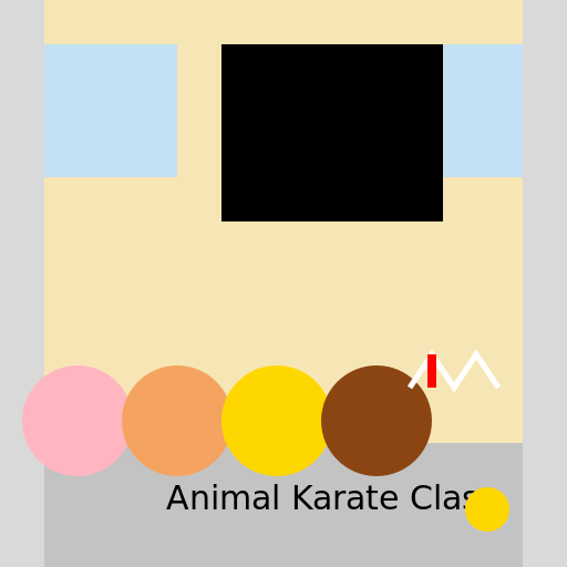 Animal Karate Class - DrawGPT