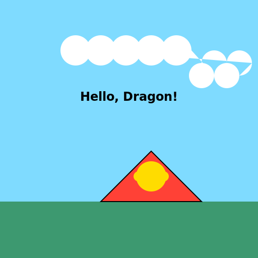 Dragon in the Sky - DrawGPT