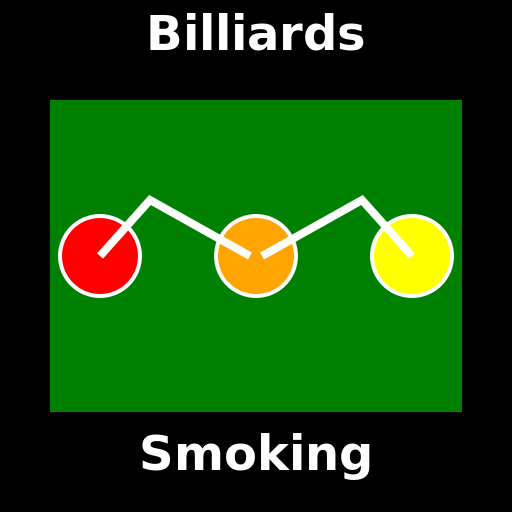 Billiards Smoking Logo - DrawGPT