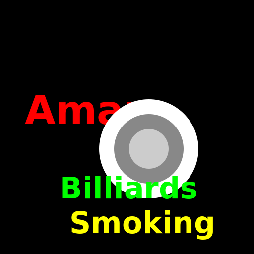 Aman Billiards Smoking Graffiti Logo - DrawGPT