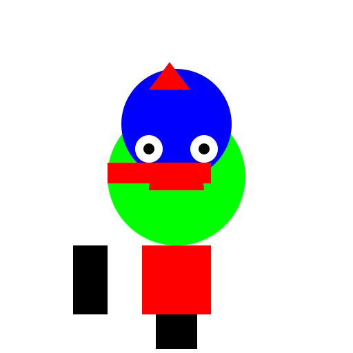 Colorful Boy with Horns - DrawGPT