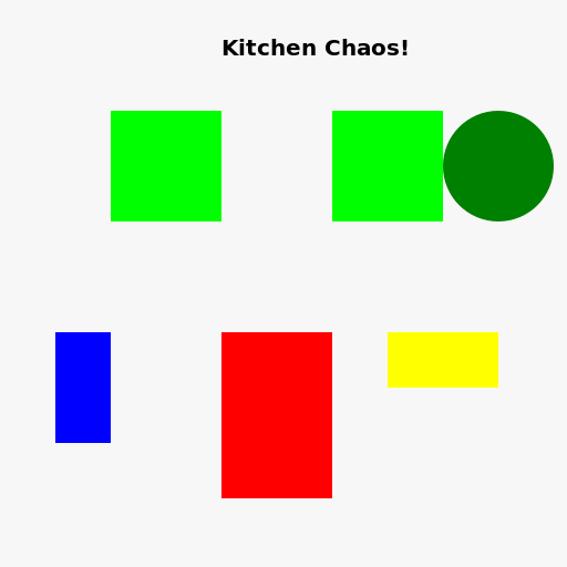 Kitchen Chaos - DrawGPT