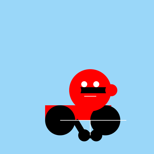 Spider Man on Bike - DrawGPT