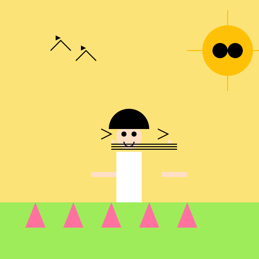 A Boy Wondering in the Garden - DrawGPT