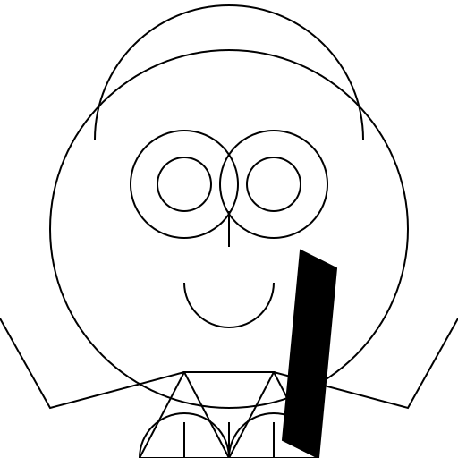 Black and White 5th Grade Teacher - DrawGPT