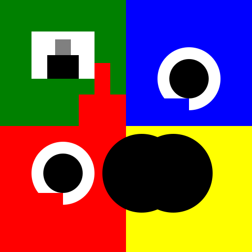 Four Piece Puzzle - DrawGPT