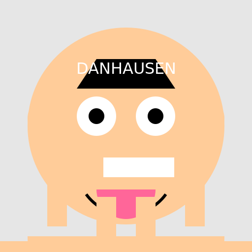 Danhausen the Eccentric Wrestler - DrawGPT