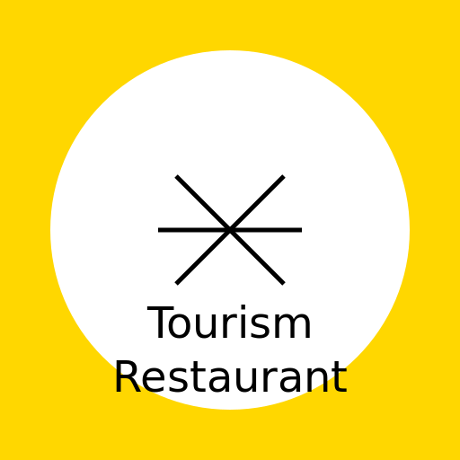 Welcome to my drawing of a logo for a tourism product restaurant! - DrawGPT