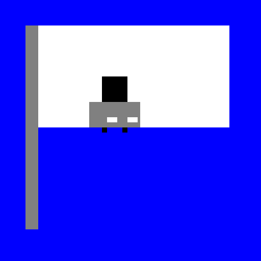 Flag with a Cat - DrawGPT