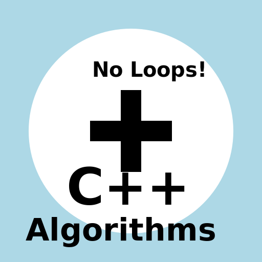 C++ Algorithms Logo without Loops - DrawGPT