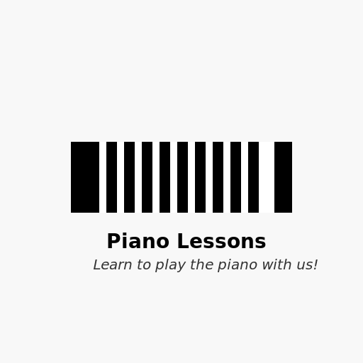 Piano Lessons Advertisement - DrawGPT