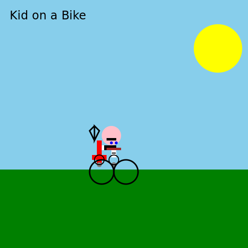 Kid on a Bike - DrawGPT