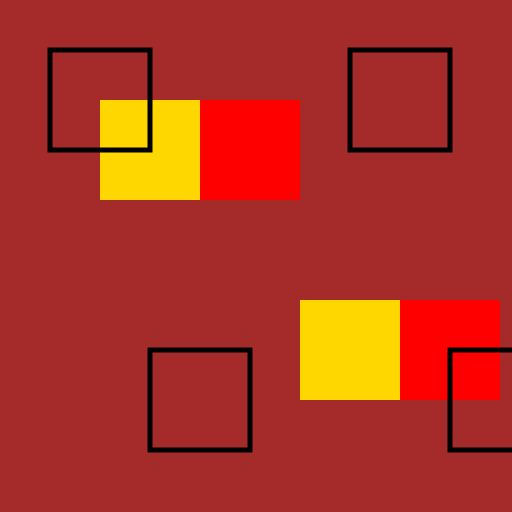 Abstract Modern Picture in Brown, Gold, and Red - DrawGPT