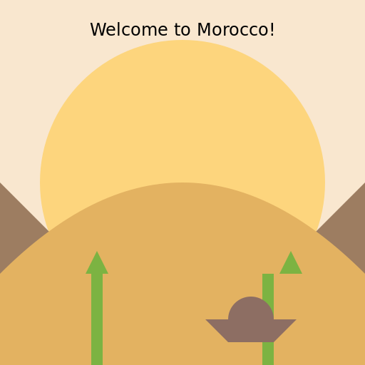 Moroccan Sunset - DrawGPT