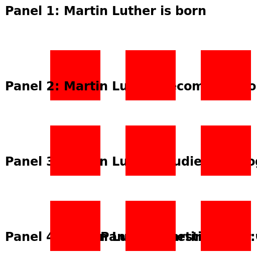 MARTIN LUTHER - 10 POINTS COMIC BOOK STRIP - DrawGPT