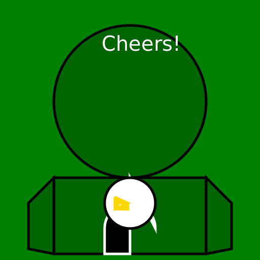 Irish Space Marine Drinking Guinness - DrawGPT