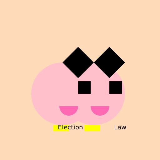 Two Girls Actually Learning Material in Election Law Class - DrawGPT