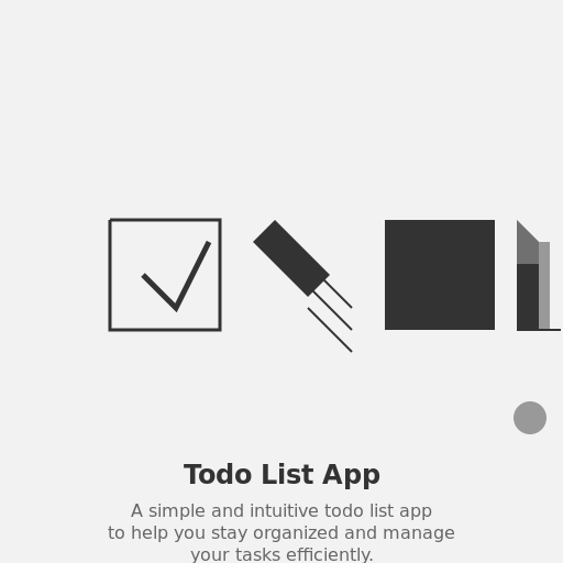 Todo List App Logo - DrawGPT